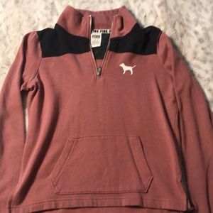 VS Pink quarter zip